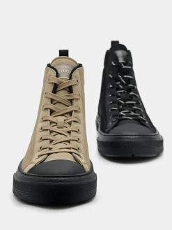 Strata High Top Sneakers - Black