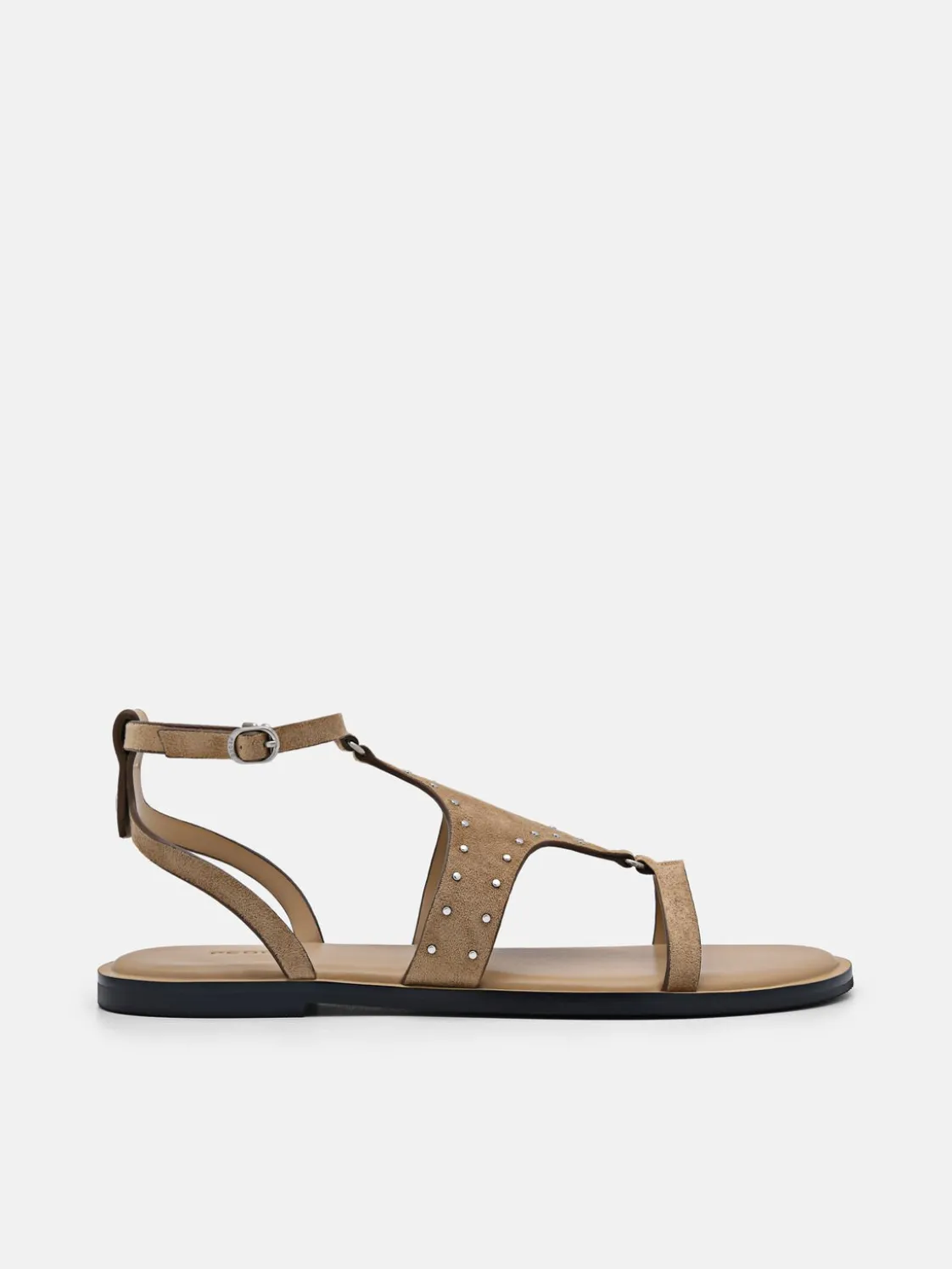 Studded Sandals - Sand