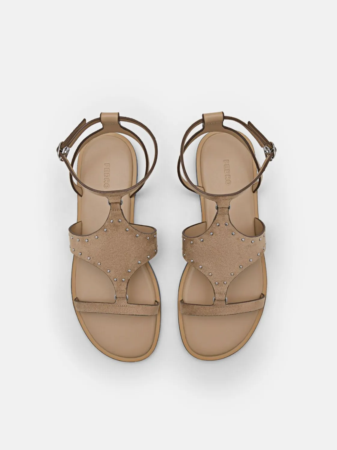 Studded Sandals - Sand