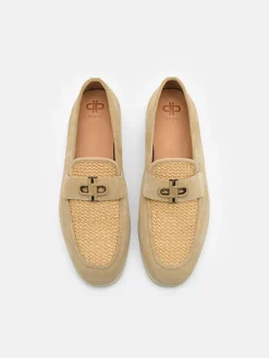 Suede Loafers - Sand