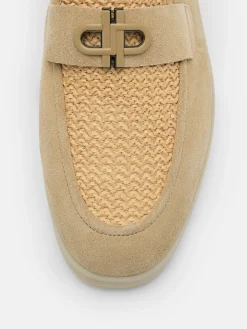 Suede Loafers - Sand