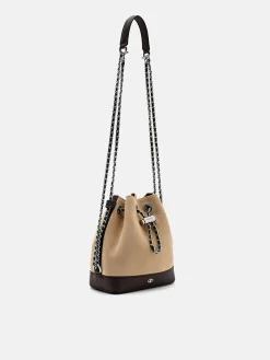 Suede Mini Bucket Bag - Multi