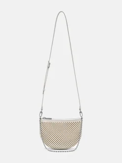 Suede Mini Shoulder Bag - Chalk