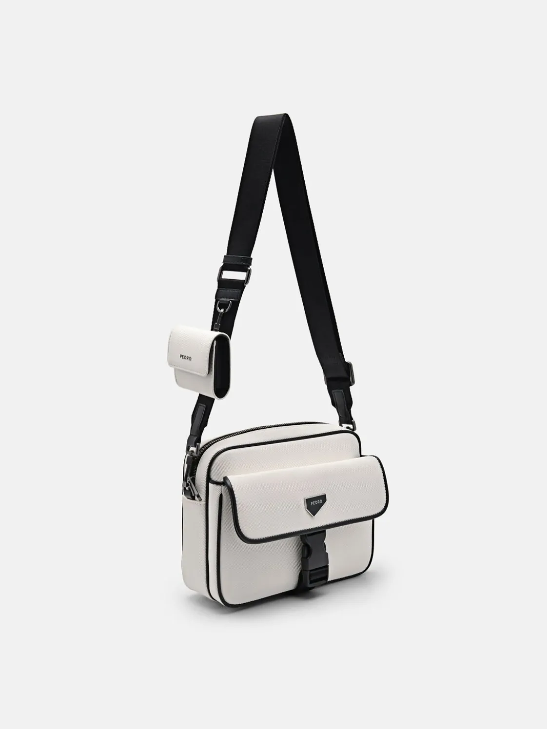Taper Compact Sling Bag - White