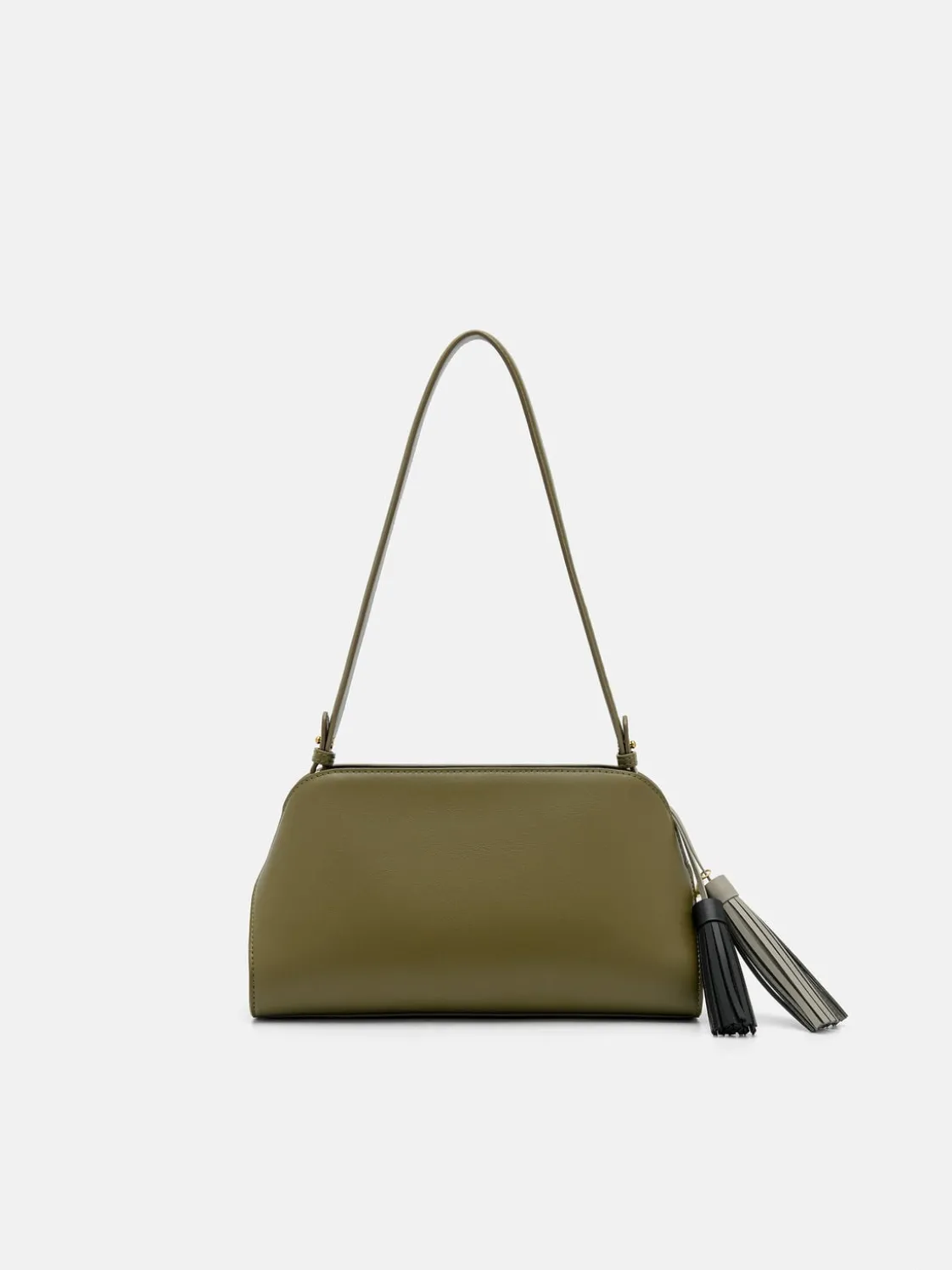 Tassel Shoulder Bag - Military Green