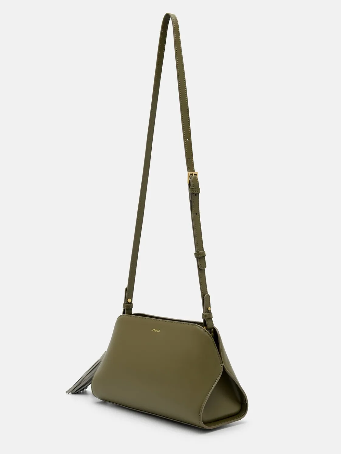 Tassel Shoulder Bag - Military Green