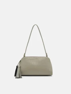 Tassel Shoulder Bag - Taupe