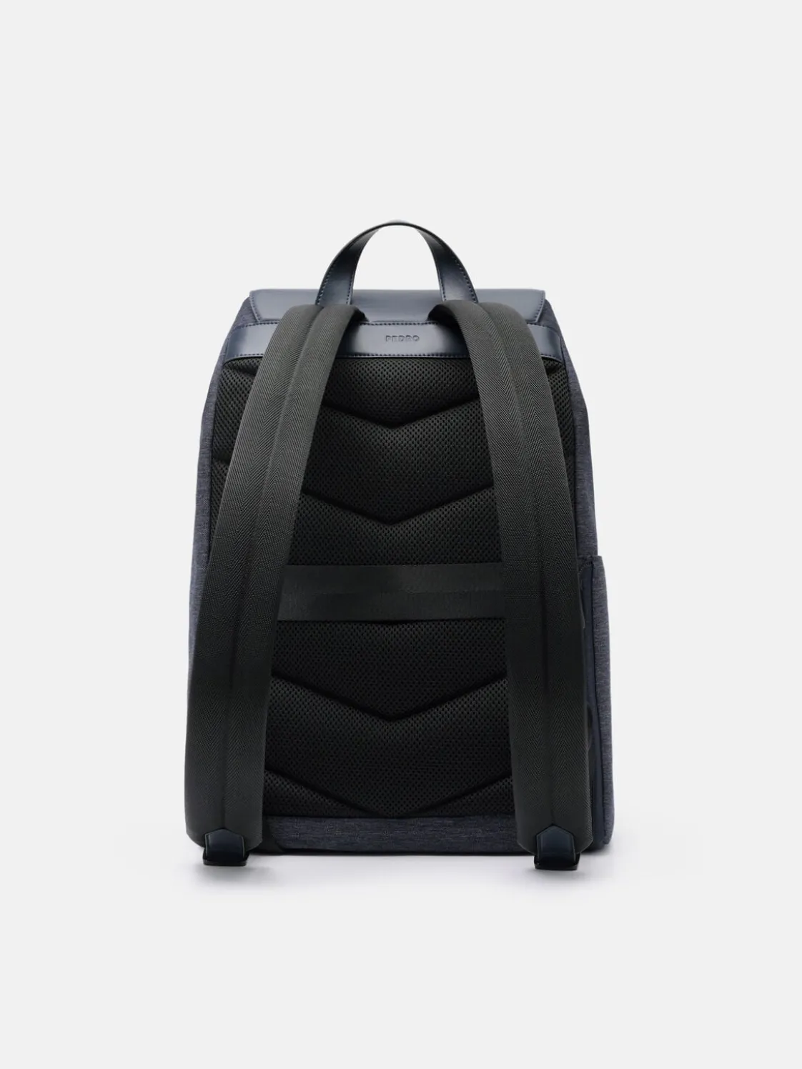Tex Leather Backpack - Navy Fabric