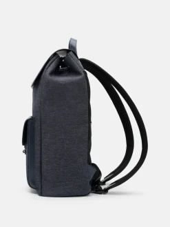 Tex Leather Backpack - Navy Fabric