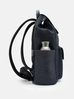 Tex Leather Backpack - Navy Fabric