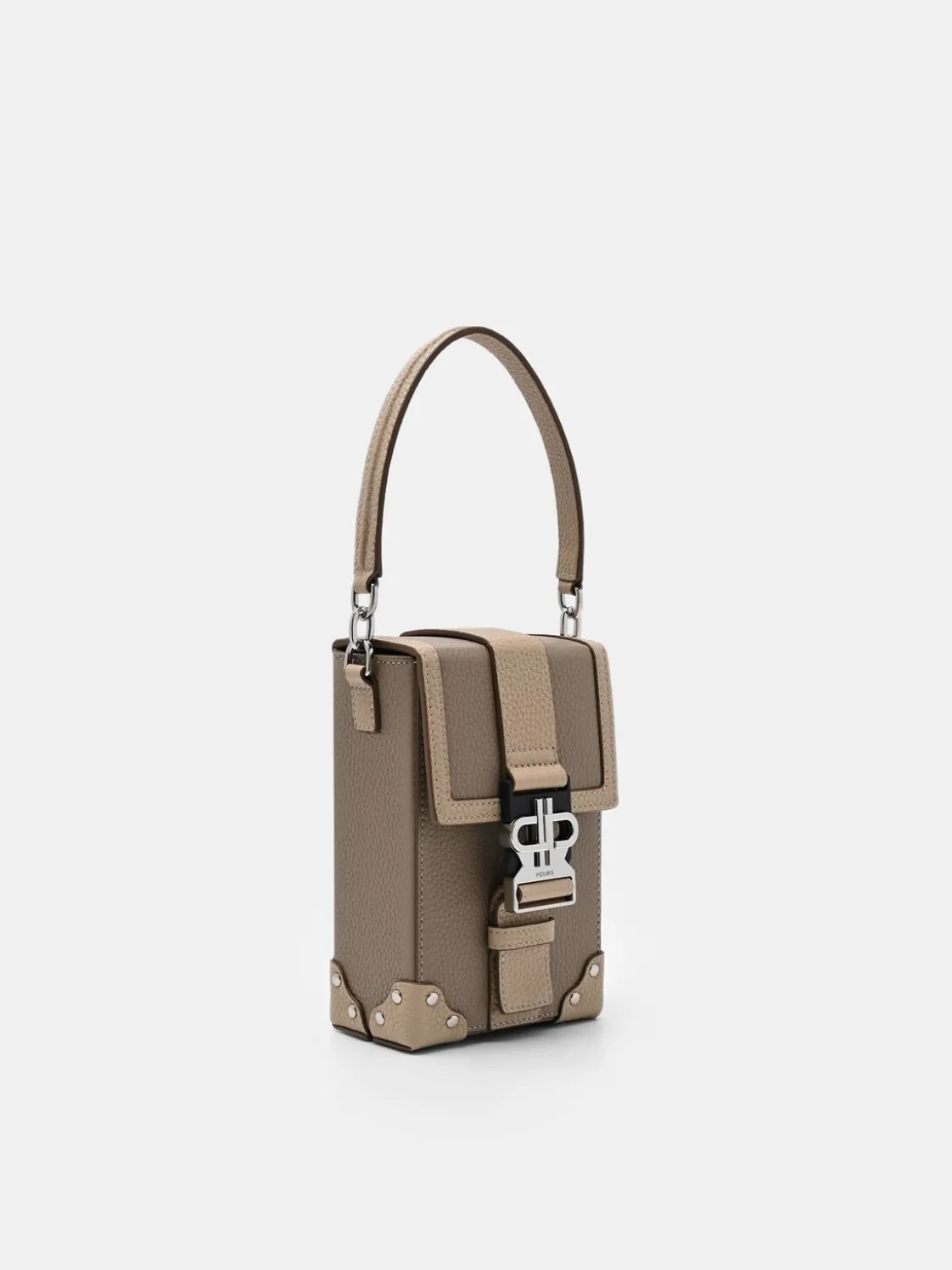 Tex Leather Crossbody Bag - Multi Tumble