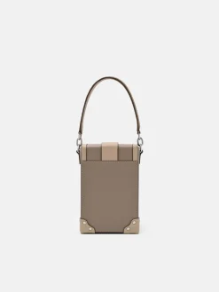 Tex Leather Crossbody Bag - Multi Tumble