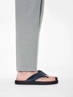 Thong Sandals - Navy