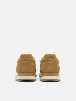 Track Suede Sneakers - Camel