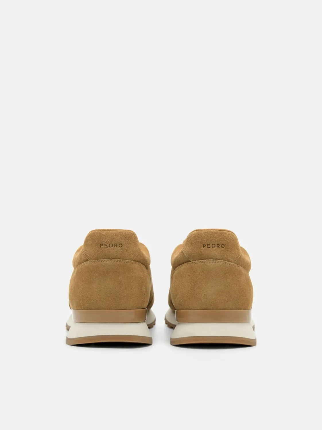 Track Suede Sneakers - Camel