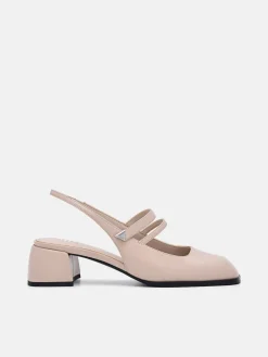 Tria Heel Pumps - Nude