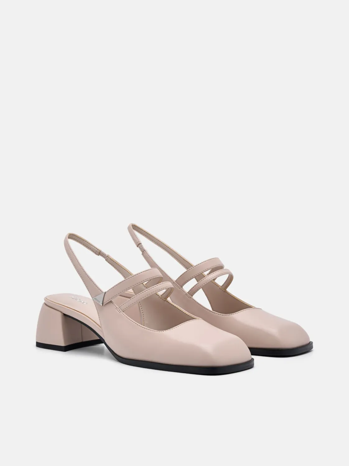 Tria Heel Pumps - Nude