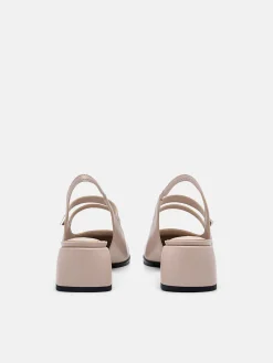 Tria Heel Pumps - Nude