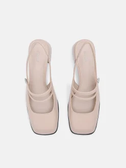 Tria Heel Pumps - Nude
