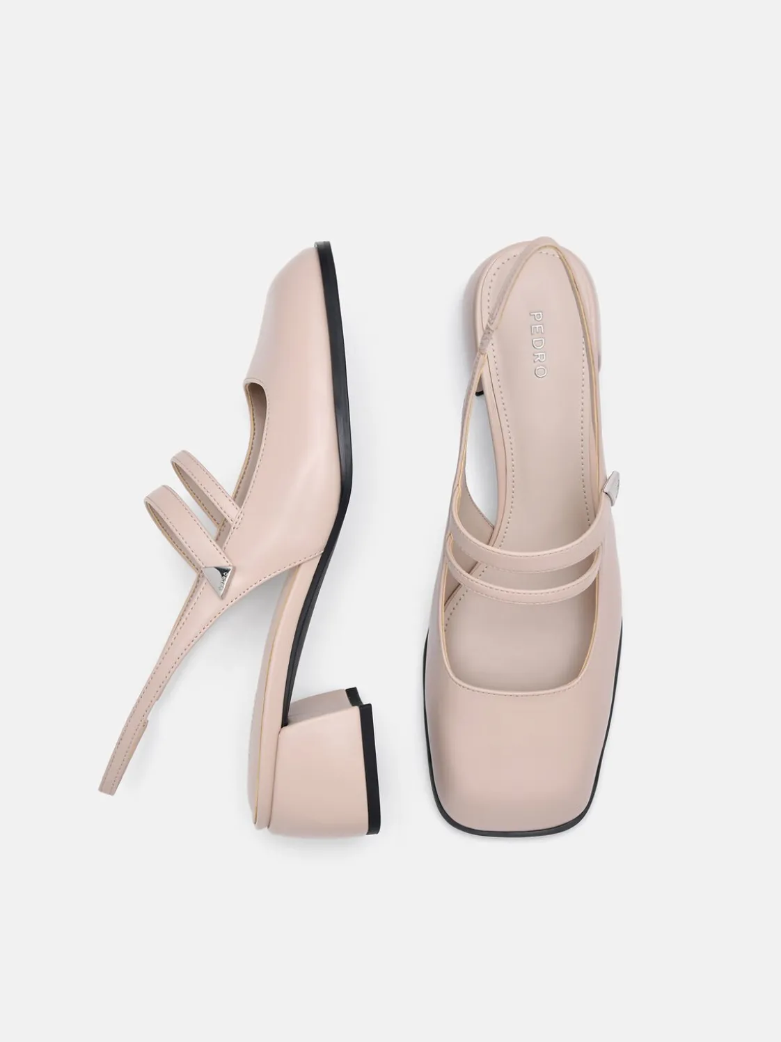 Tria Heel Pumps - Nude