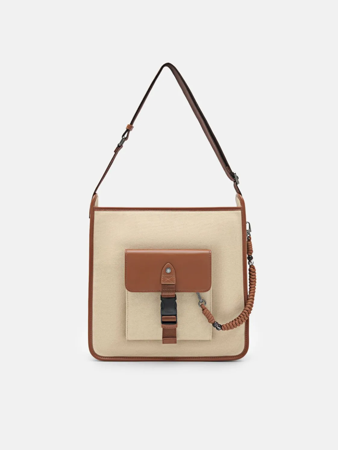 Twine Messenger Bag - Beige