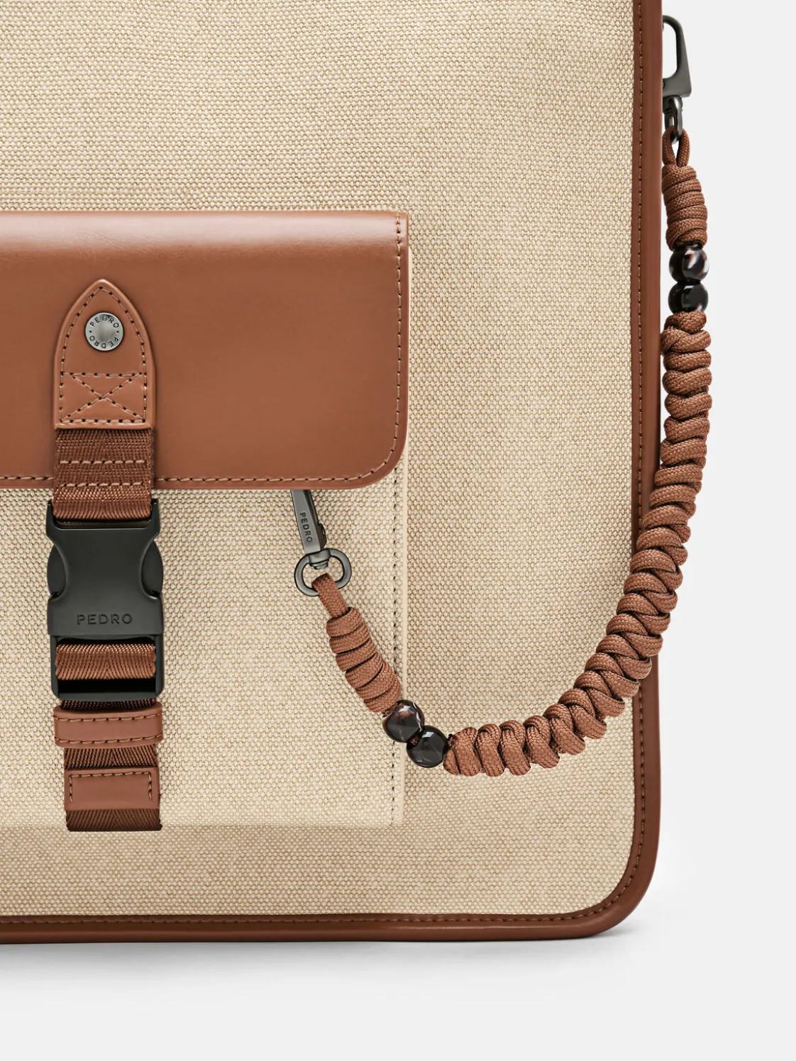 Twine Messenger Bag - Beige