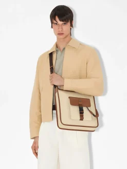 Twine Messenger Bag - Beige