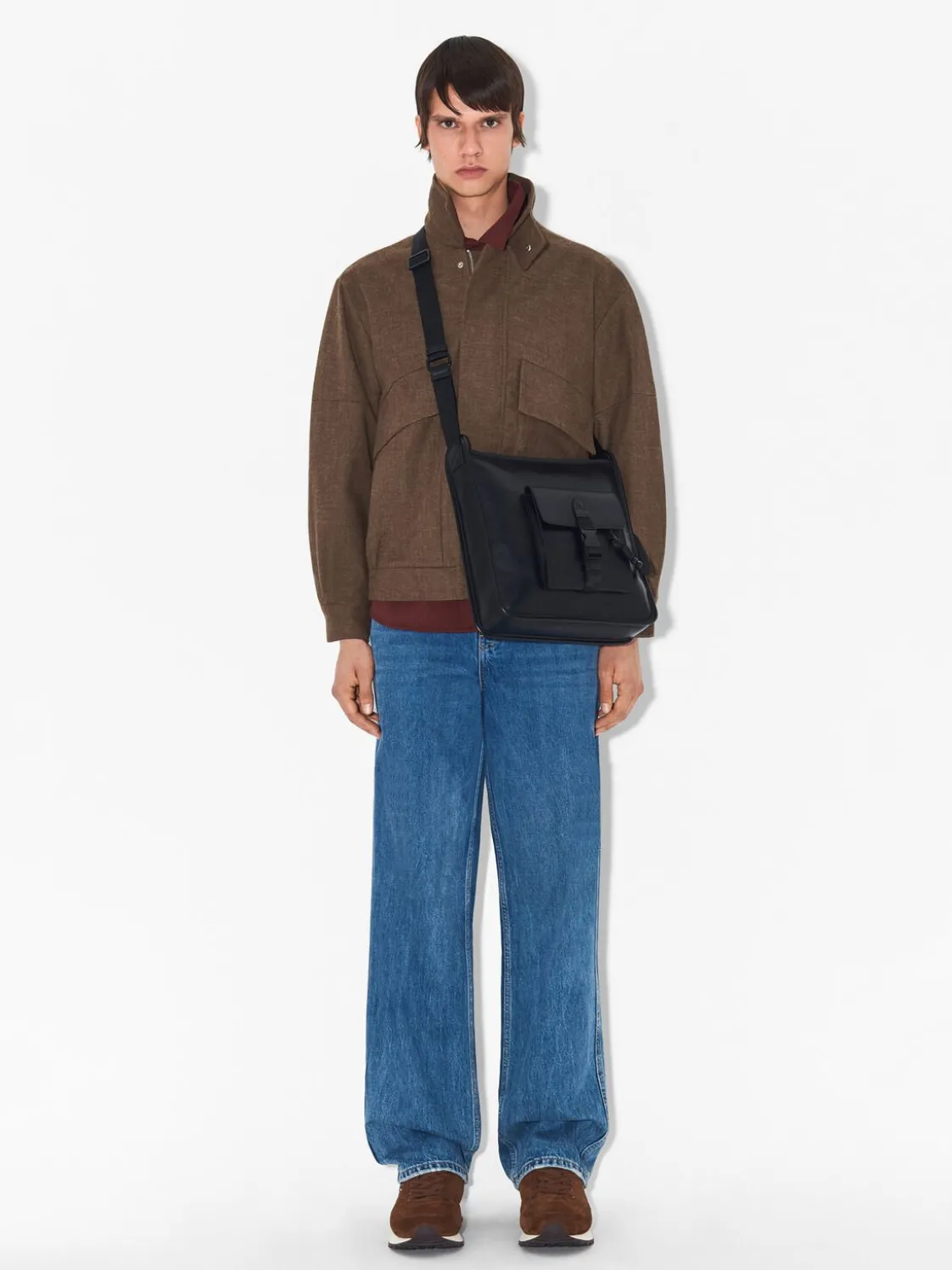 Twine Messenger Bag - Black