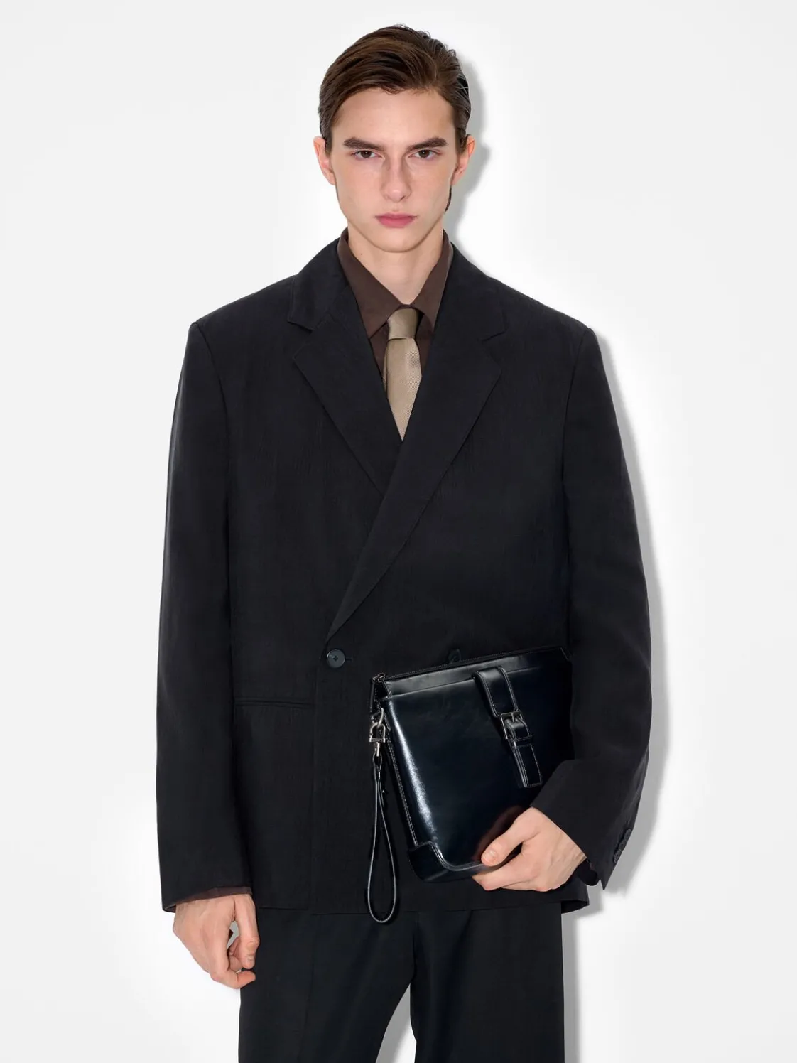 Tyson Clutch Bag - Black