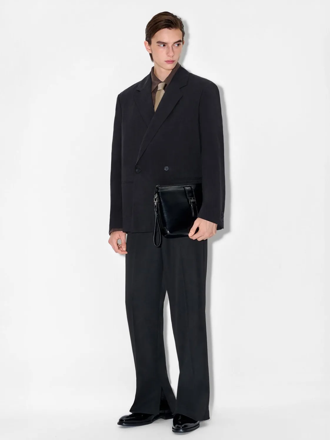 Tyson Clutch Bag - Black