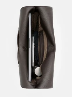 Utility Tote Bag - Dark Brown