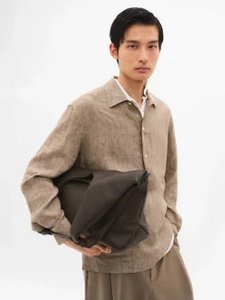 Utility Tote Bag - Dark Brown