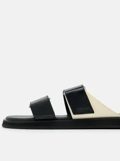 Velcro Slide Sandals - Black