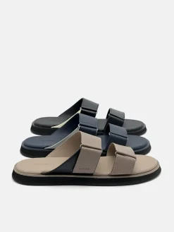 Velcro Slide Sandals - Black