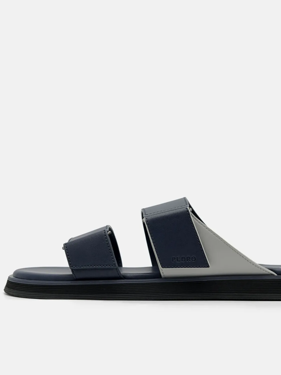 Velcro Slide Sandals - Navy