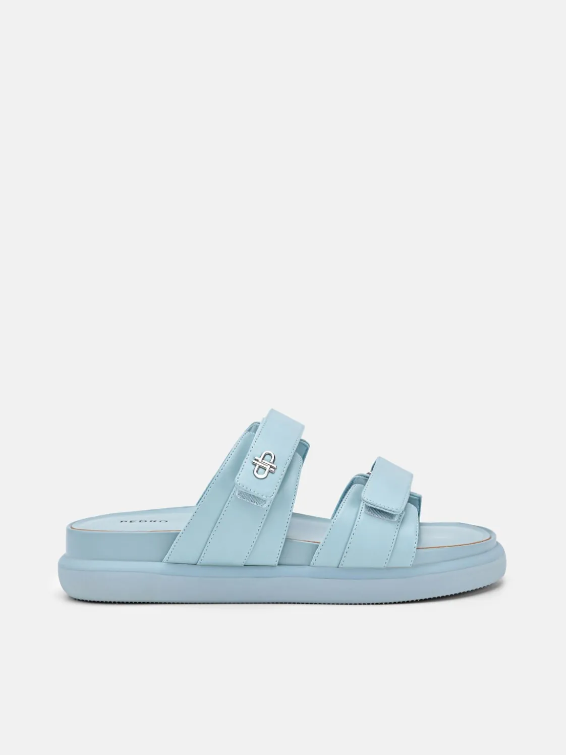 Velcro Slip-On Sandals - Aqua