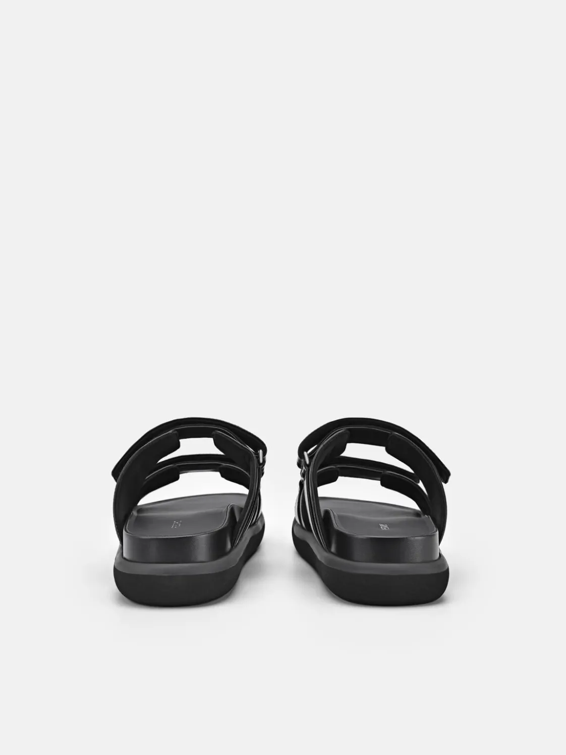 Velcro Slip-On Sandals - Black