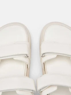 Velcro Slip-On Sandals - Chalk