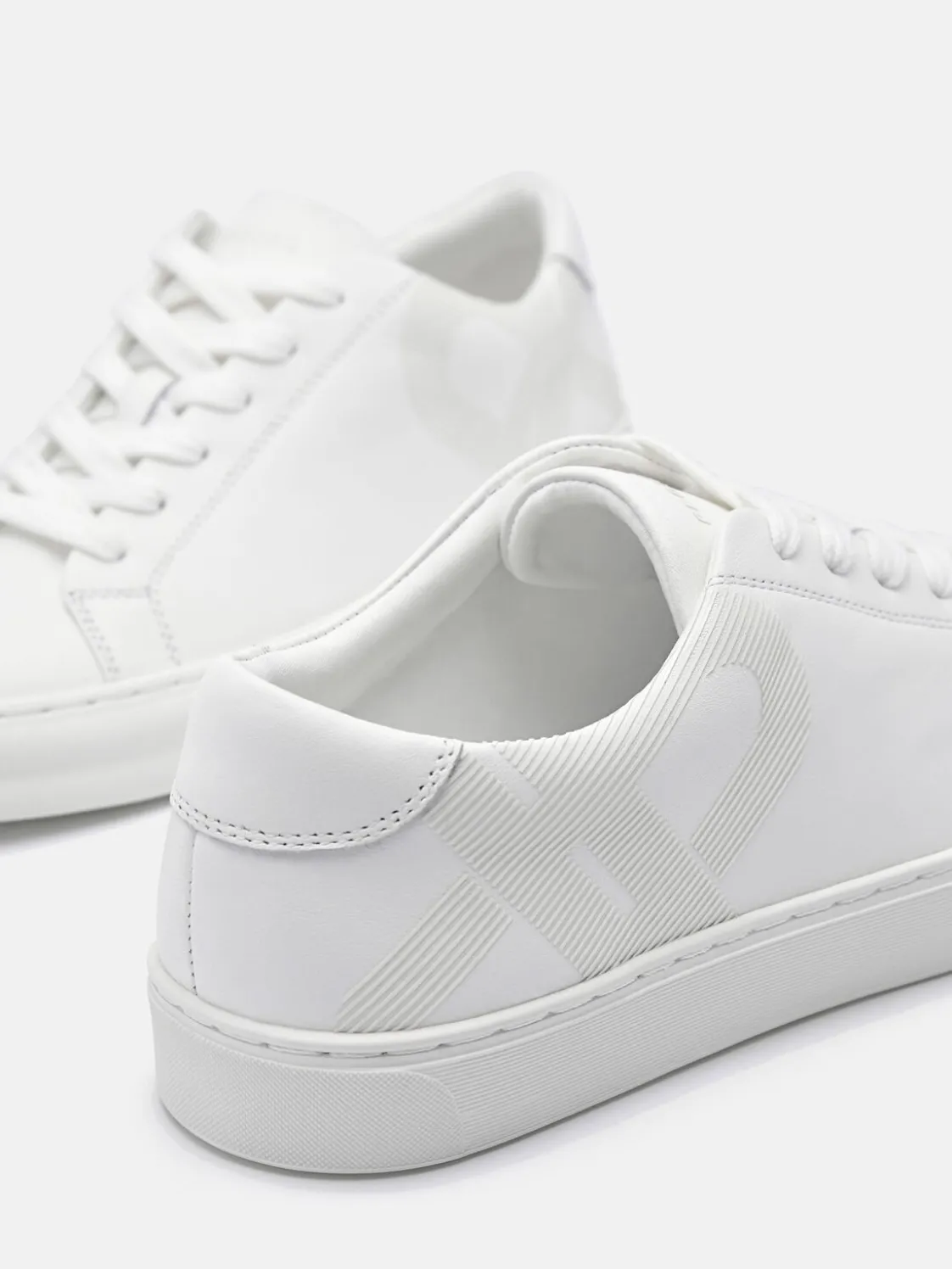 Women's Leather Sneakers - White