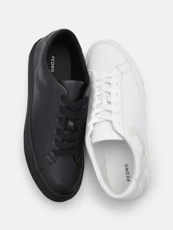 Women's Leather Sneakers - White