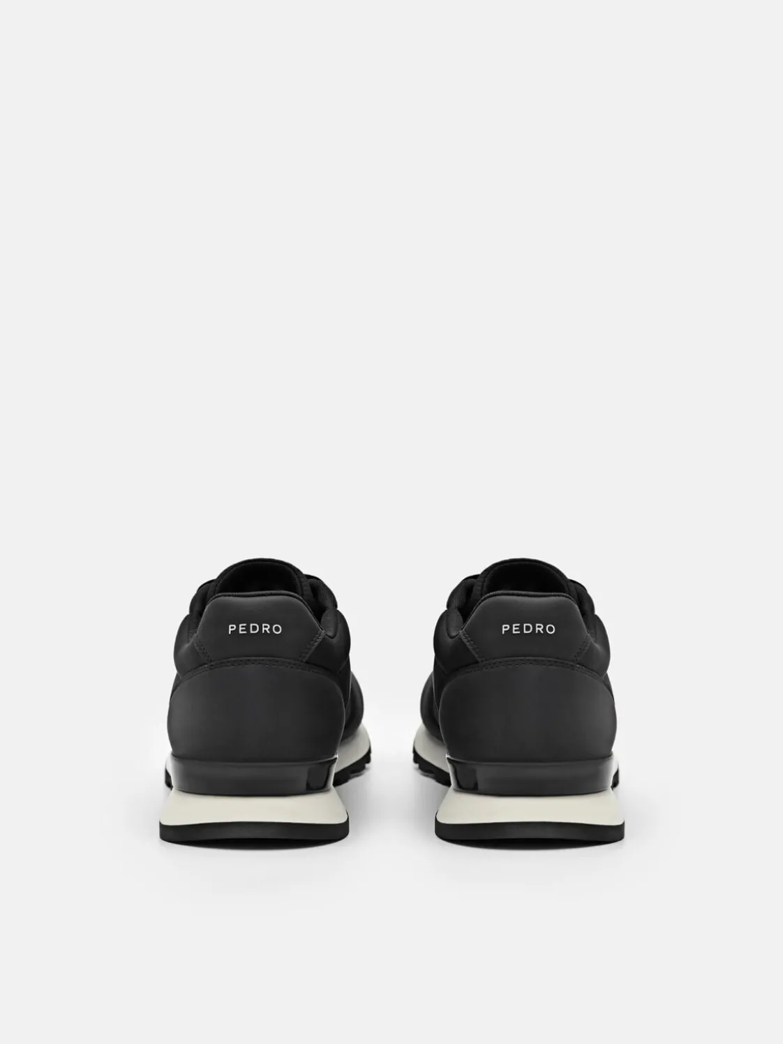 Women's Track Nylon Sneakers - Black