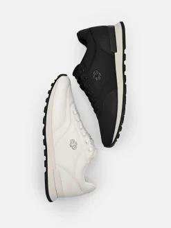 Women's Track Nylon Sneakers - Black