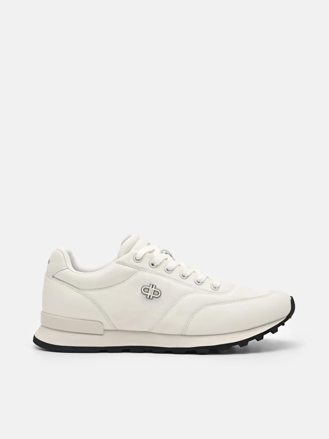 Women's Track Nylon Sneakers - White
