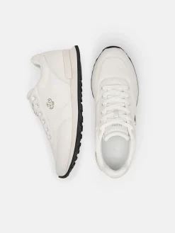 Women's Track Nylon Sneakers - White