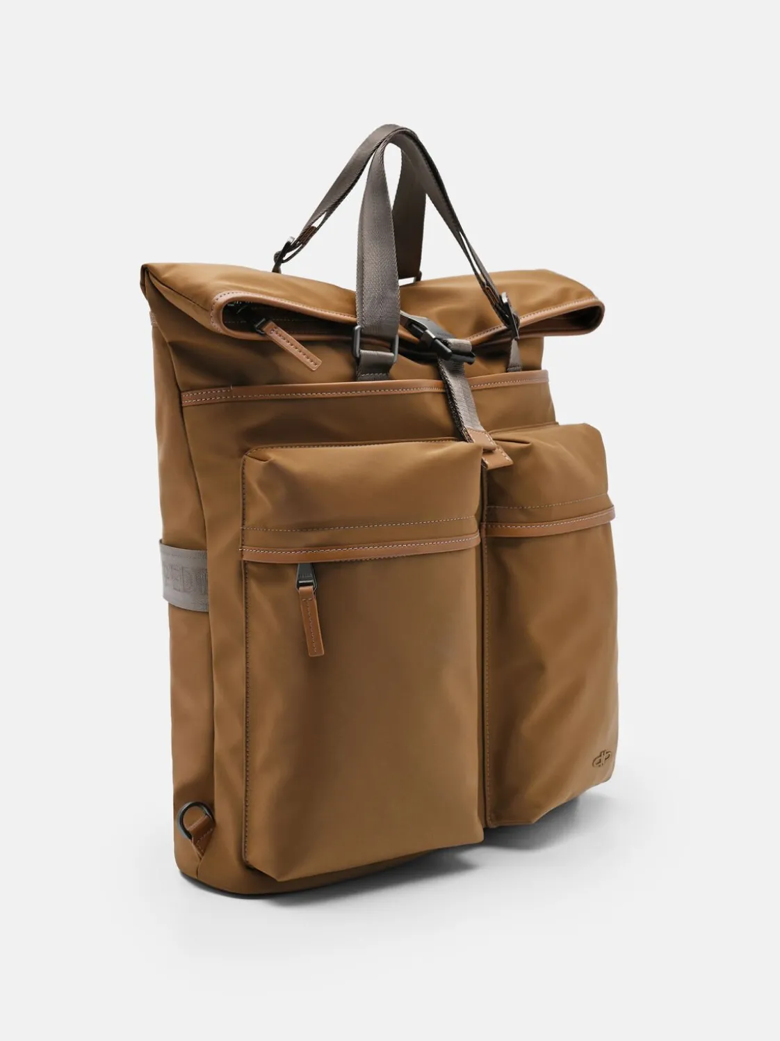 Woven Backpack - Cognac