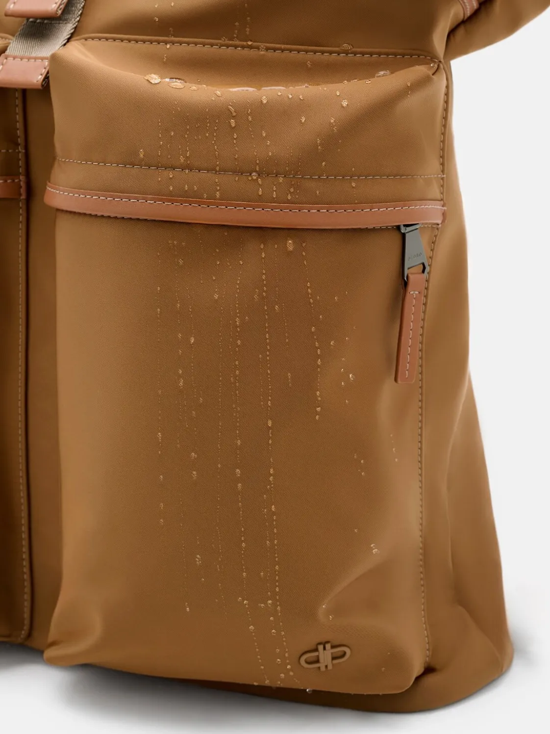 Woven Backpack - Cognac