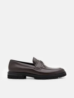 Wyatt Leather Loafers - Dark Brown