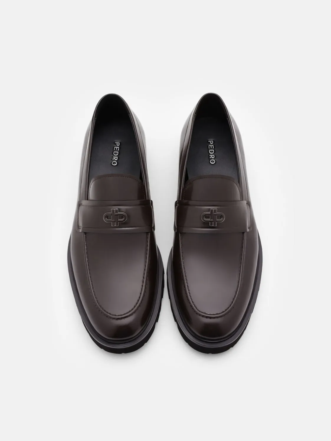 Wyatt Leather Loafers - Dark Brown