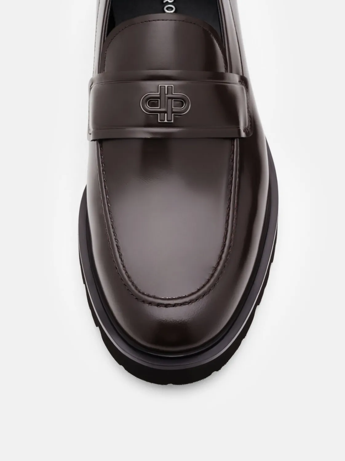Wyatt Leather Loafers - Dark Brown