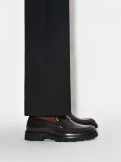 Wyatt Leather Loafers - Dark Brown